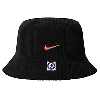 Chapeau bob en velours côtelé Nike Chelsea noir pour homme