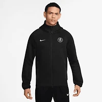 Veste à capuche zippée Nike Chelsea Tech Fleece noire pour homme