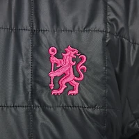 Men's Nike Black Chelsea Third Synthetic Filled Fleece Lined Full-Zip Jacket
