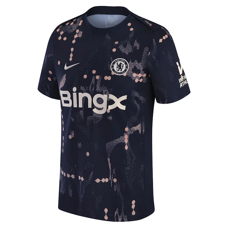 Men's Nike Blue Chelsea 2024/25 Academy Pro Pre-Match Performance Top