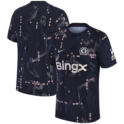 Men's Nike Blue Chelsea 2024/25 Academy Pro Pre-Match Performance Top