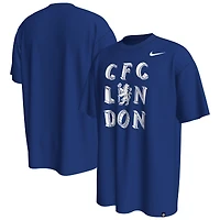 T-shirt Nike bleu Chelsea London pour homme