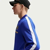 Men's Nike  Blue Chelsea Strike Full-Zip Dri-FIT Jacket