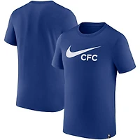 T-shirt Nike Chelsea bleu pour homme avec logo Swoosh