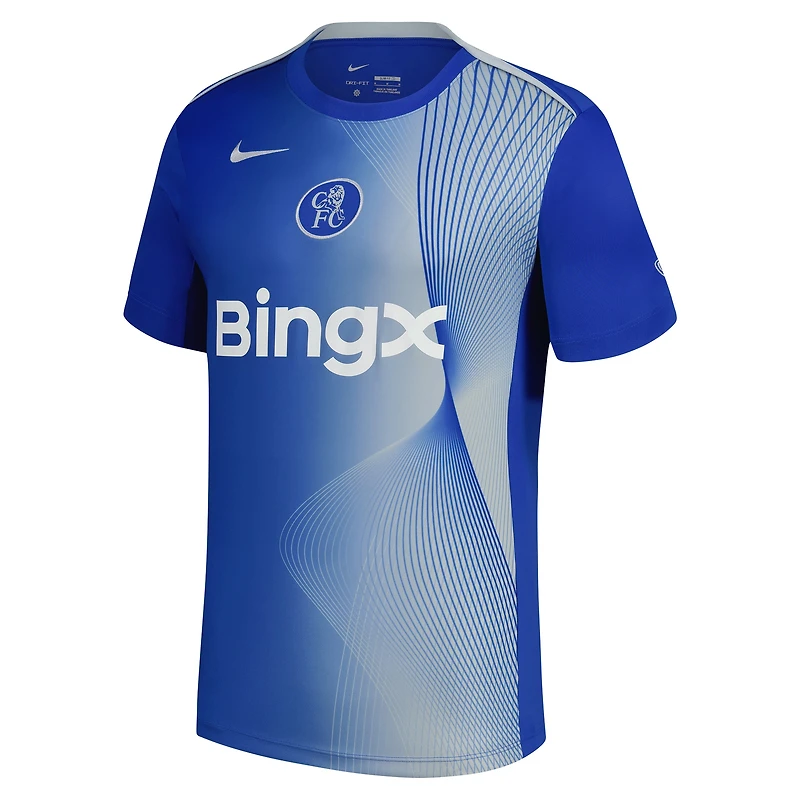Haut Nike Chelsea bleu troisième tenue d'avant-match Academy Pro 2025/26 Dri-Fit pour homme