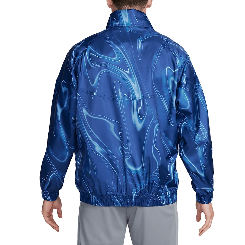 Veste anorak demi-zip Nike Chelsea Windrunner bleue pour homme