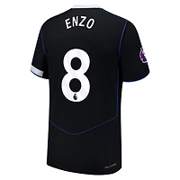 Men's Nike Enzo Fernández Black Chelsea 2025/26 Third Authentic Player Jersey