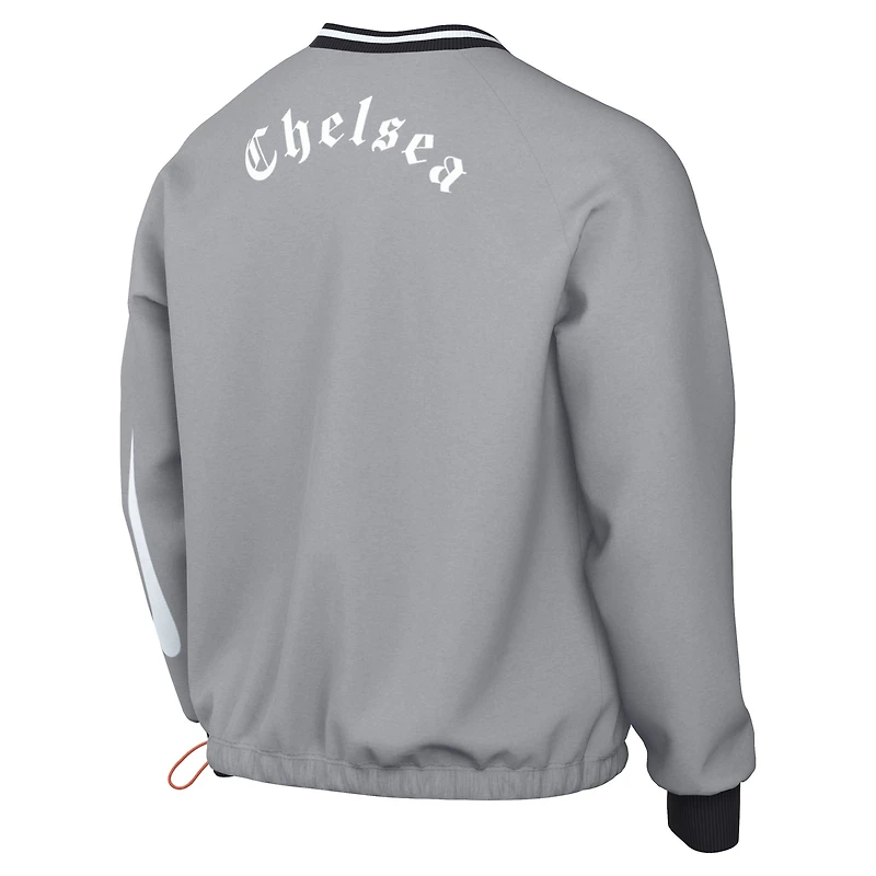 Men's Nike Gray Chelsea 2025/26 Academy Shell Pullover