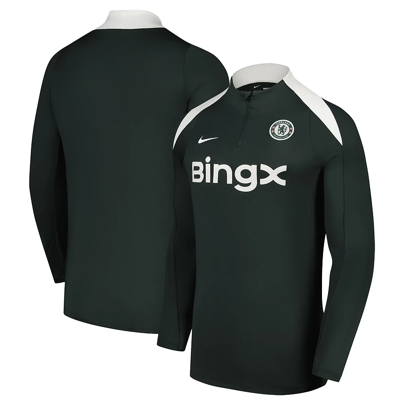 Pull à manches longues Nike Chelsea 2025/26 Strike Drill Raglan vert pour homme