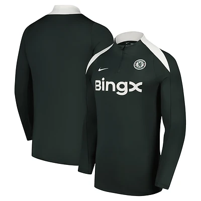 Pull à manches longues Nike Chelsea 2025/26 Strike Drill Raglan vert pour homme