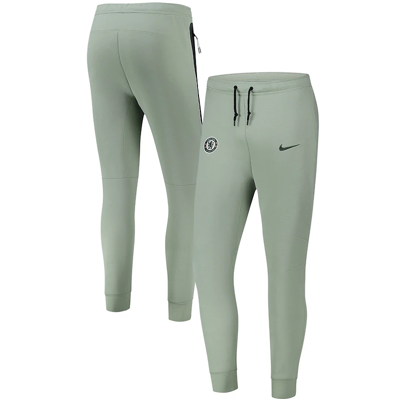 Men's Nike Green Chelsea Tech Fleece Joggers
