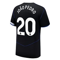 Maillot Nike João Pedro Chelsea 2025/26 noir pour homme, troisième réplique