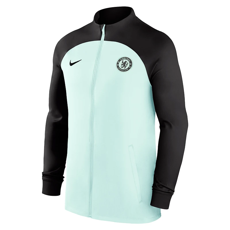Veste de survêtement entièrement zippée Nike Mint Chelsea 2023/24 Third Strike Raglan Performance pour homme