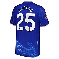 Men's Nike Moisés Caicedo Blue Chelsea 2024/25 Home Authentic Player Jersey