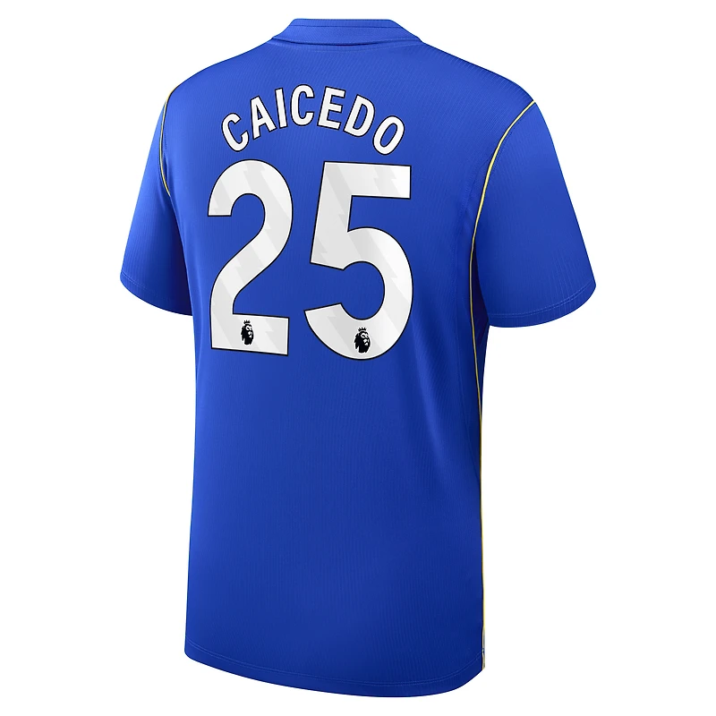 Men's Nike Moisés Caicedo Blue Chelsea 2026/27 Home Stadium Replica Jersey