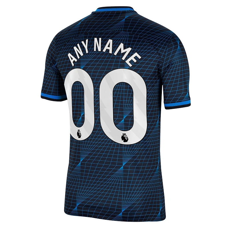 Men's Nike Navy Chelsea 2023/24 Away Stadium Replica Custom Jersey