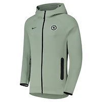 Men's Nike Olive Chelsea Tech Fleece Full-Zip Hoodie