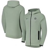 Men's Nike Olive Chelsea Tech Fleece Full-Zip Hoodie