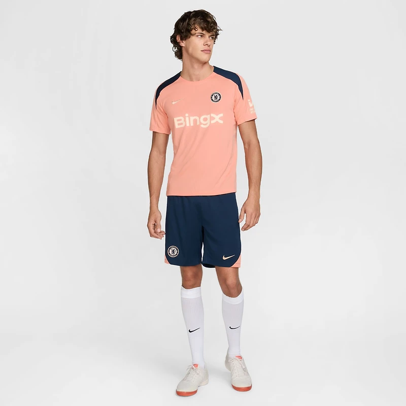 Men's Nike Orange Chelsea 2024/25 Fourth Strike Performance Top