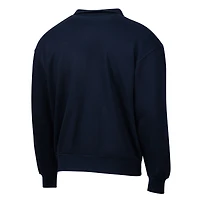 Pull polaire rétro décontracté Chelsea bleu marine pour homme, design sportif suédois