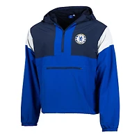 Veste Anorak à quart de zip Sport Design Suède bleu marine Chelsea Starer Premium pour hommes