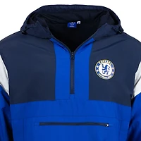Veste Anorak à quart de zip Sport Design Suède bleu marine Chelsea Starer Premium pour hommes