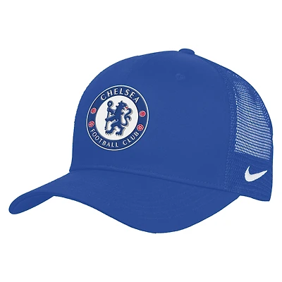 Casquette de camionneur ajustable Nike Chelsea Rise bleue unisexe