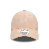 Women's New Era Pink Chelsea Suede 9FORTY Adjustable Hat