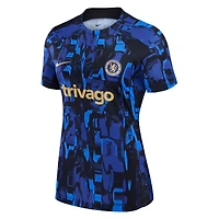 Women's Nike Blue Chelsea 2023/24 Home Academy Pro Pre-Match Top