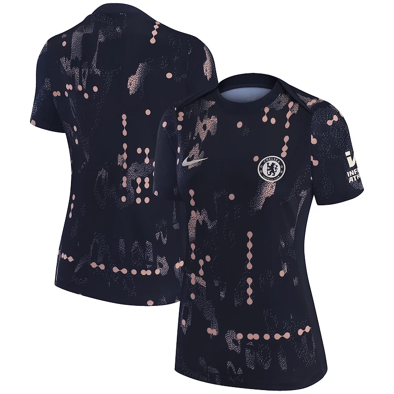 Women's Nike Blue Chelsea 2024/25 Academy Pro Pre-Match Performance Top