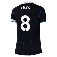Women's Nike Enzo Fernández Black Chelsea 2025/26 Third Replica Player Jersey