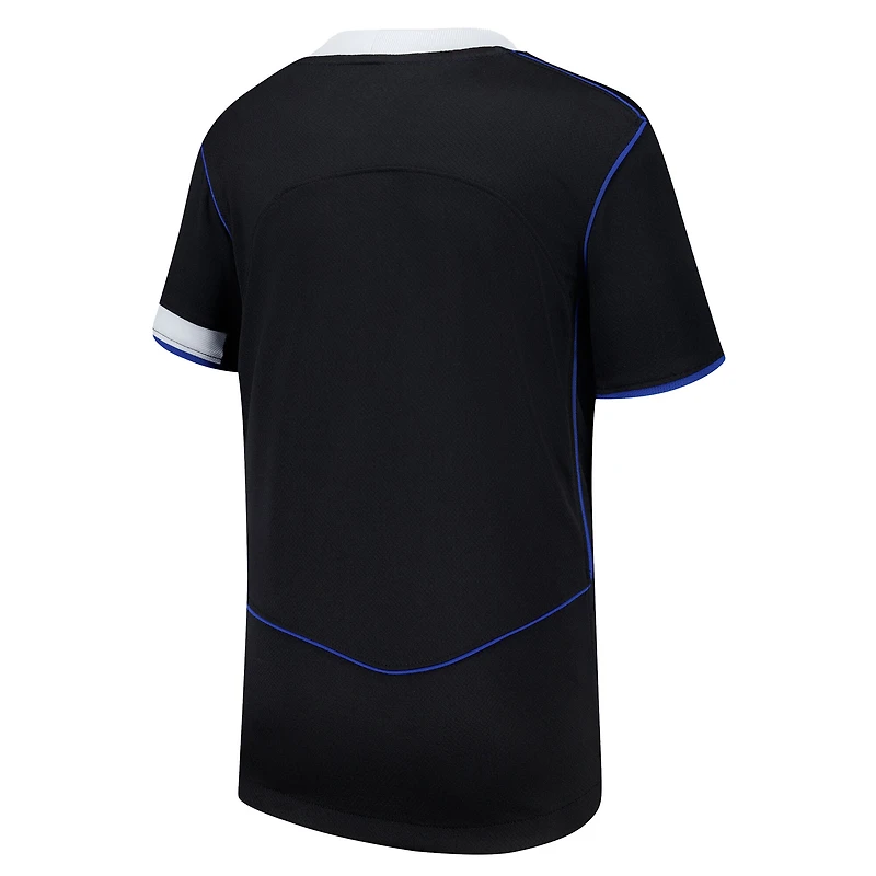 Youth Nike  Black Chelsea 2025/26 Third Replica Jersey
