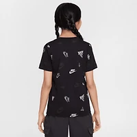 T-shirt Nike noir Chelsea Just Do It Crest pour jeune