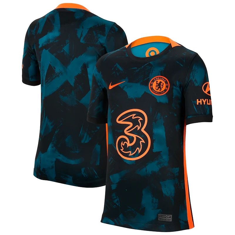 Youth Nike Blue Chelsea 2021/22 Third Breathe Stadium Replica Jersey