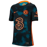Youth Nike Blue Chelsea 2021/22 Third Breathe Stadium Replica Jersey