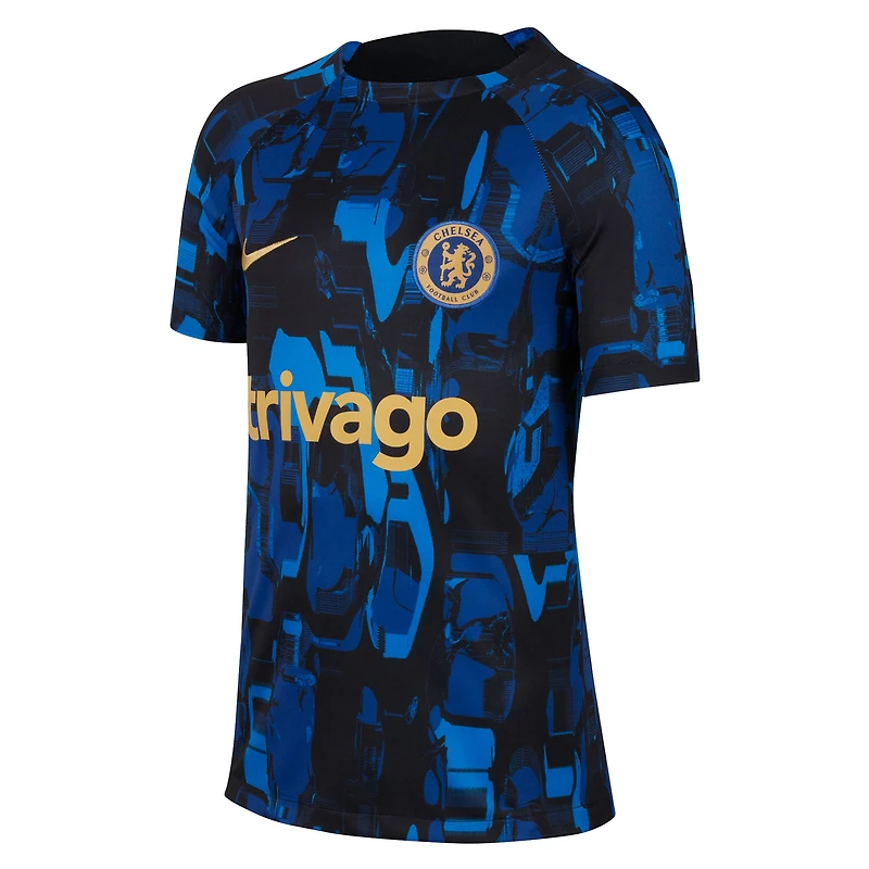 Youth Nike Blue Chelsea 2023/24 Pre-Match Top