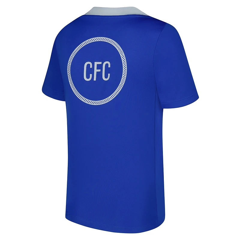 Haut Nike bleu Chelsea 2025/26 Third Academy Pro Pre-Match Dri-Fit pour enfant