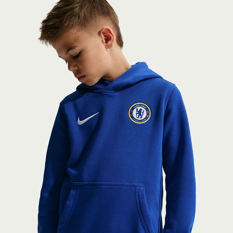 Sweat à capuche bleu Nike Chelsea Club pour enfant