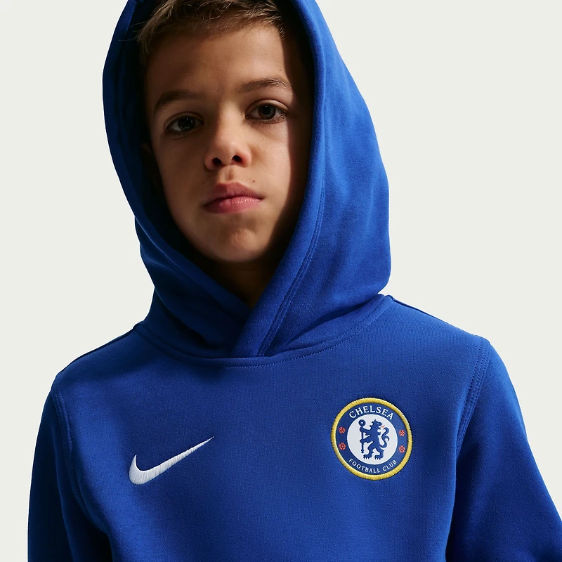 Youth Nike Blue Chelsea Club Hoodie