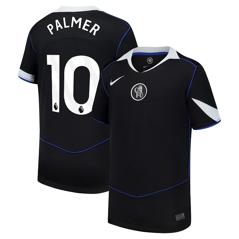 Youth Nike Cole Palmer Black Chelsea 2025/26 Third Replica Player Jersey