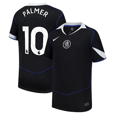 Youth Nike Cole Palmer Black Chelsea 2025/26 Third Replica Player Jersey