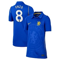 Youth Nike Enzo Fernández Blue Chelsea 2026/27 Home Stadium Replica Jersey