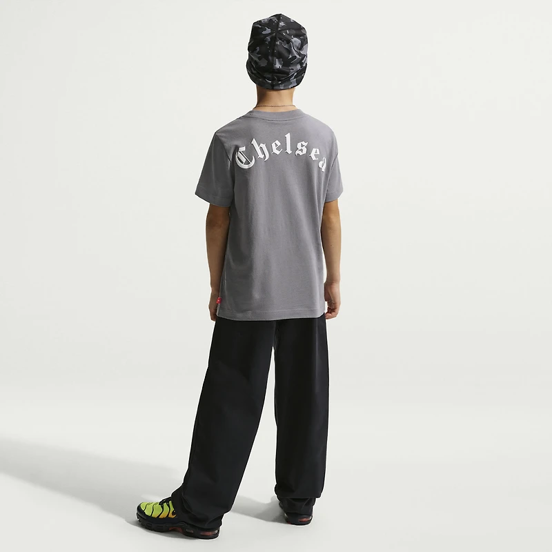 Youth Nike Gray Chelsea Peak T-Shirt