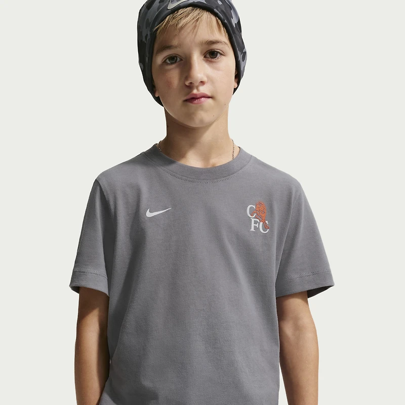 Youth Nike Gray Chelsea Peak T-Shirt