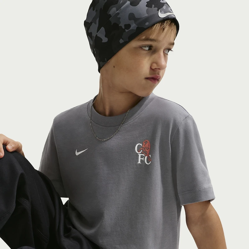 Youth Nike Gray Chelsea Peak T-Shirt