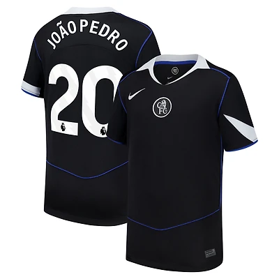 Maillot de joueur Nike João Pedro Chelsea 2025/26 noir troisième réplique