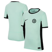 Maillot Nike Mint Chelsea 2023/24 Troisième Stade Réplique pour Jeune