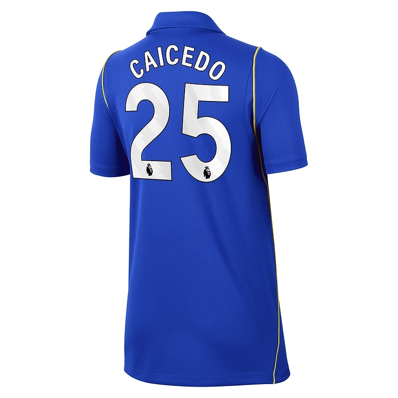 Youth Nike Moisés Caicedo Blue Chelsea 2026/27 Home Stadium Replica Jersey