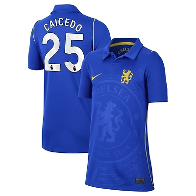 Youth Nike Moisés Caicedo Blue Chelsea 2026/27 Home Stadium Replica Jersey