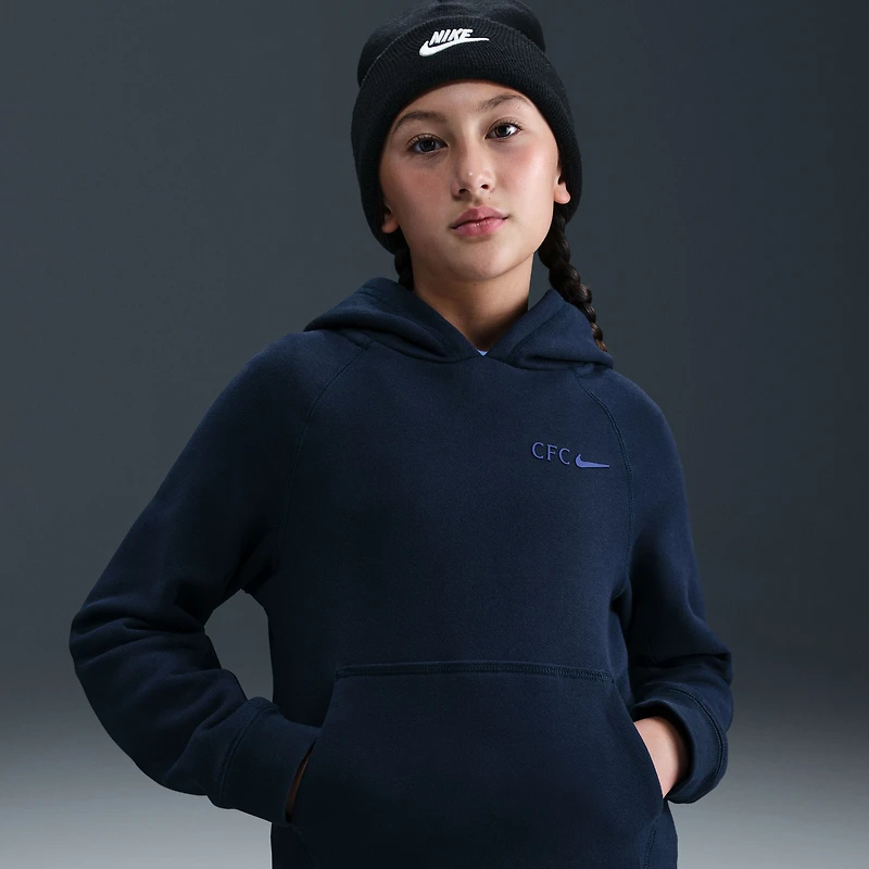 Youth Nike Navy Chelsea Air Raglan Hoodie